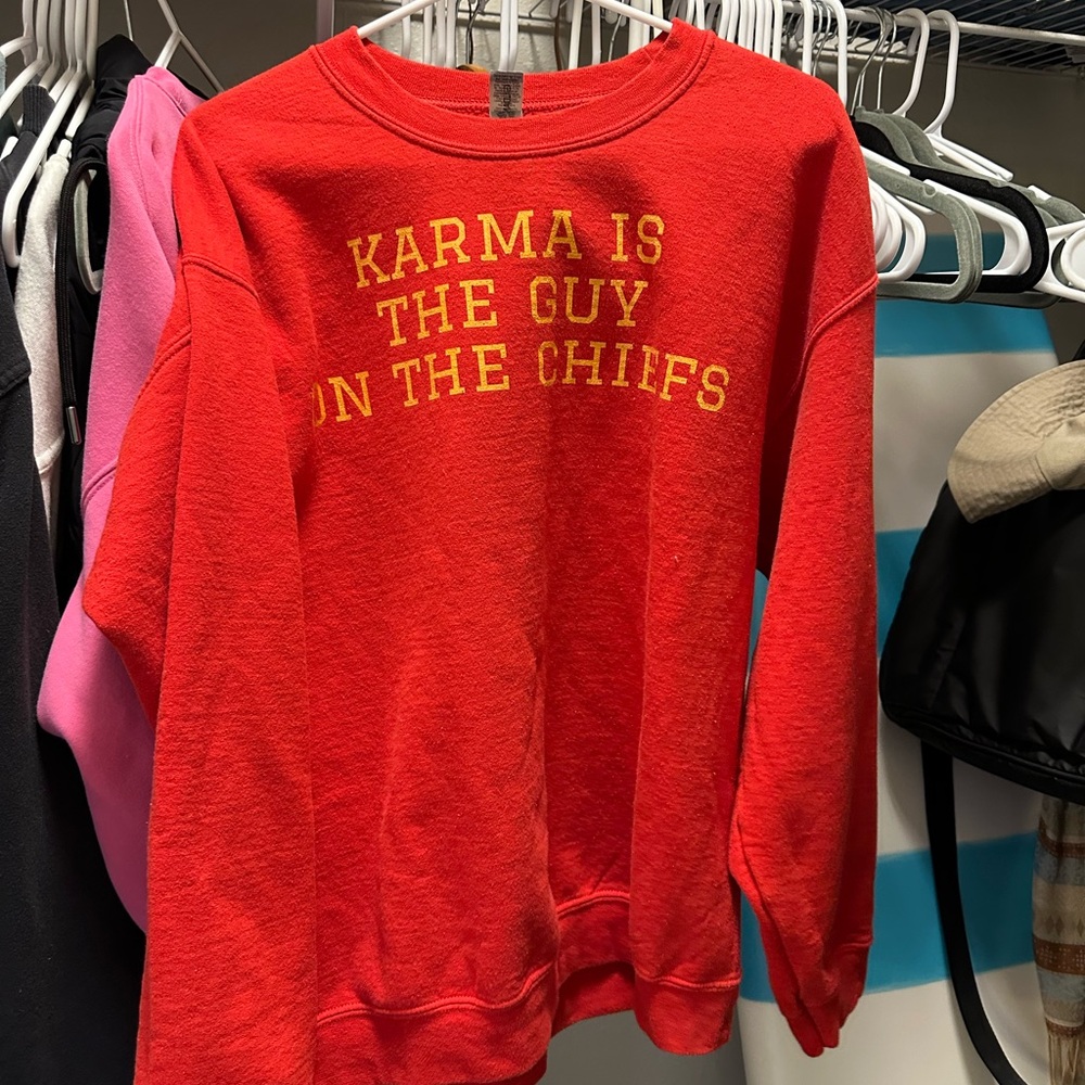 Red Graphic Men's Sweater